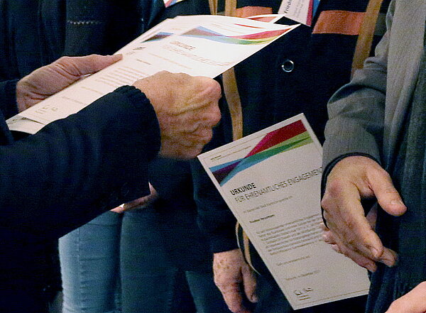 Ehrung engagierter Bürgerinnen und Bürger