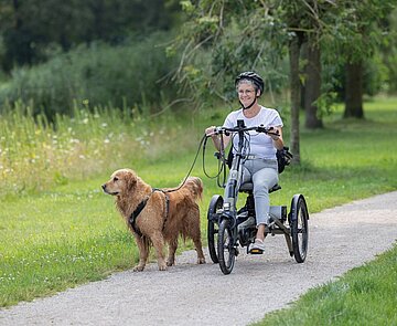 Spezialräder bieten nachhaltige Mobilität auch im Alter.