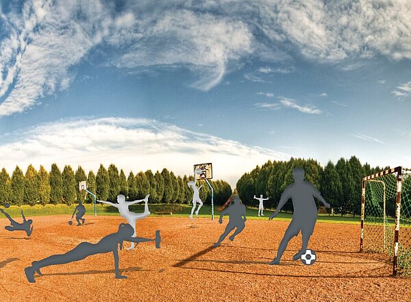 Das Bild zeigt die grafische Darstellung verschiedener Sportarten