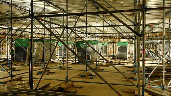 Begehung der Stadthalle, Juni 2023