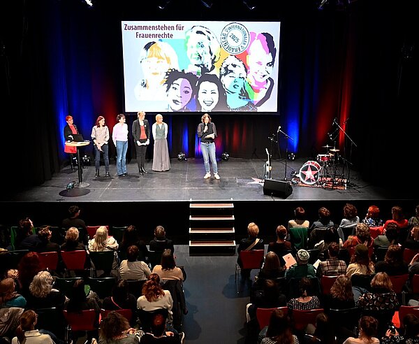 Veranstaltung zum Frauentag im Tollhaus.