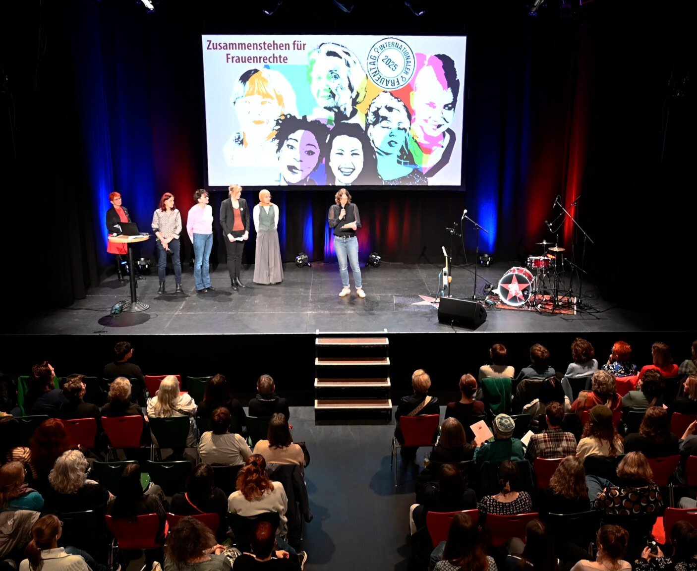 Veranstaltung zum Frauentag im Tollhaus.