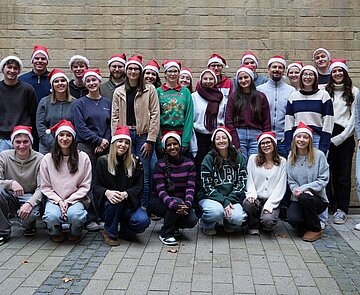 Viele Weihnachtswichtel: Die Studierenden organisierten zur Adventszeit eine passende Überraschung.