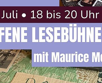 Offene Lesebühne mit Maurice Moel