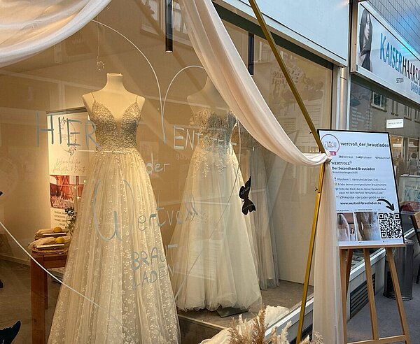 Ladengeschäft Wertvoll in der Karlsruher Innenstadt.