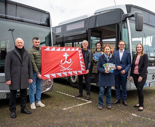 Übergabe des zweiten Linienbusses für Winnyzja