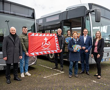 Übergabe des zweiten Linienbusses für Winnyzja