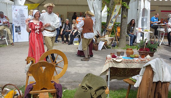 Das Bild zeigt Mitglieder des Heimatvereins Stupferich.