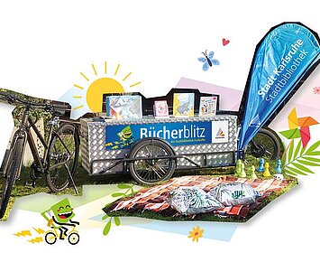 Bücherblitz beim Kunterbunten Ferienstart