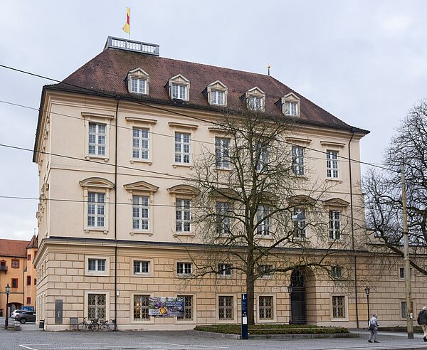 Außenansicht der Karlsburg in Durlach