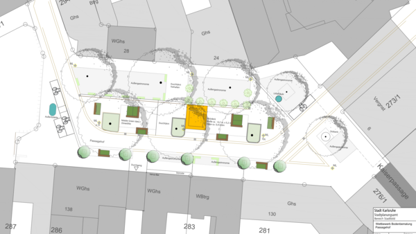 Grundriss Passagehof