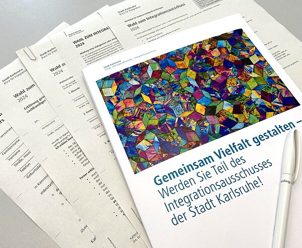 Büro für Integration, Flyer, Übersichtsmappe