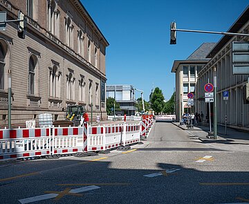 Geänderte Verkehrssiuation um die Kunsthalle