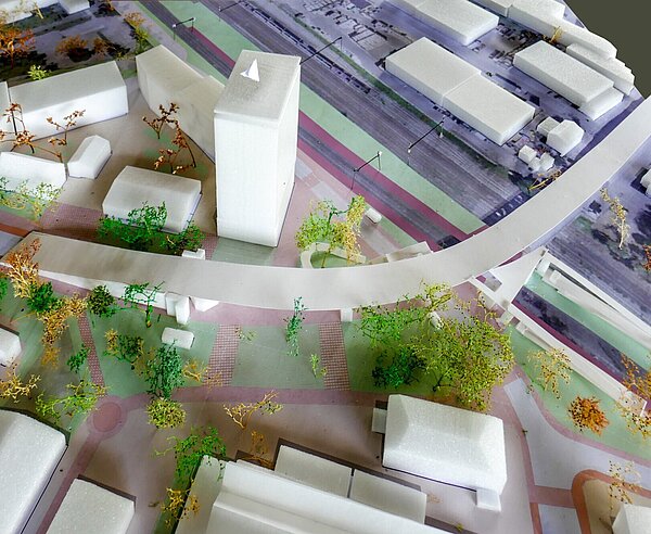 Entwurf des Züricher Büros „Studio Vulkan / Pool Architekten“  für den Westbahn HUB