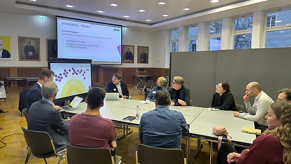 Eine Momentaufnahme der Arbeitsphase im Trendlabor Karlsruhe 2040