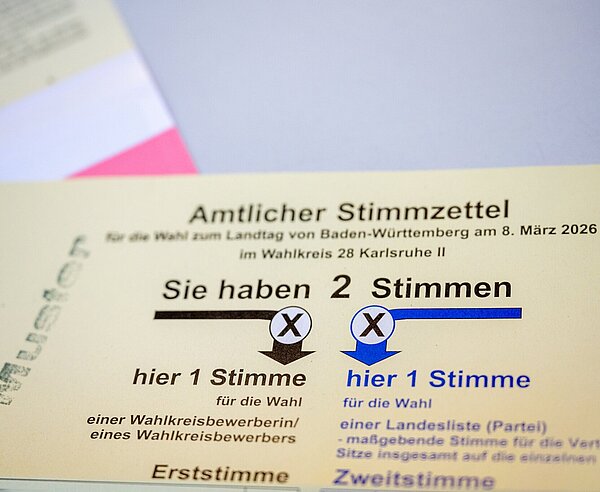 Brief- Wahlunterlagen, Wahlschein , Stimmzettel