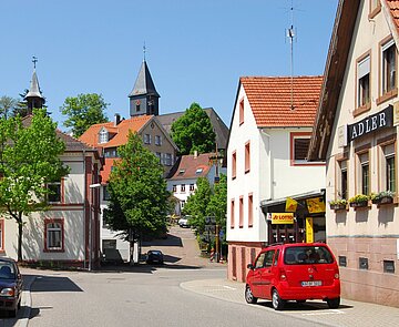Ortsdurchfahrt Grünwettersbach