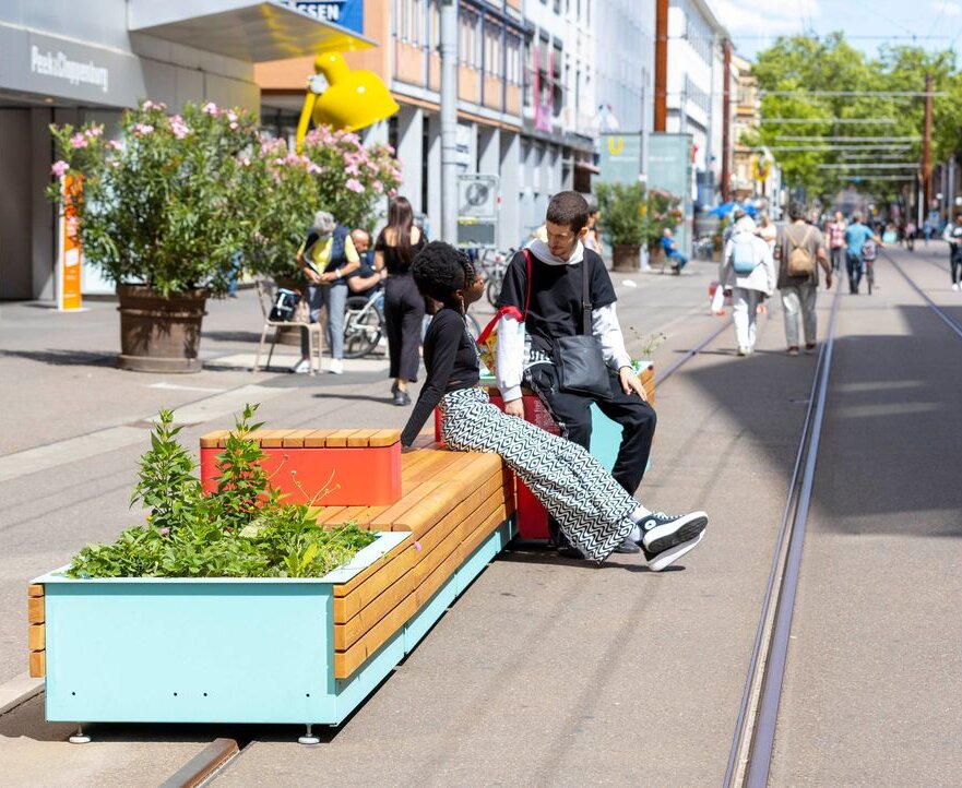 Menschen auf der Straße