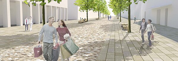 Visualisierung neue Kaiserstraße
