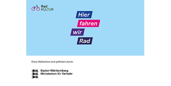 RadKULTUR Förderschild