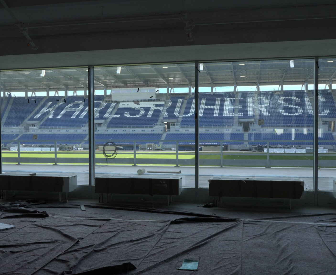 Baufortschritt BBBank Wildpark März 2023