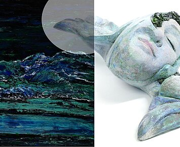 Verok Gnos / Helga Essert-Lehn. BLAU-GRÜNE STILLE