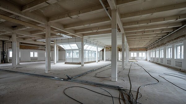 zukünftiges Gewerkshaus vor Umbau und Sanierung