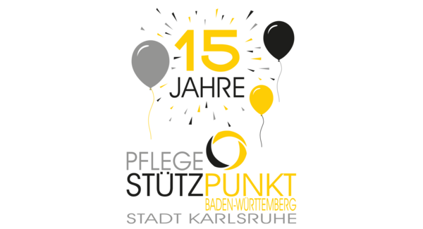 Logo 15 Jahre Pflegestützpunkt Baden-Württemberg – Karlsruhe