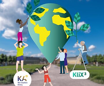 KliX³ und "KA° - Wir machen Klima." laden zum Auftakt in Karlsruhe ein.