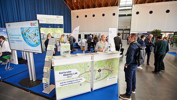 Stand des Karlsruhe Mobility Lab auf der POLIS Jahreskonferenz