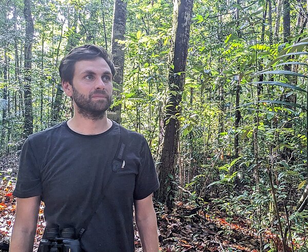 Jan Dams im ursprünglichen Lebensraum des Vietnamfasans.