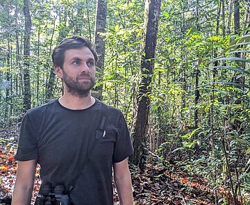 Jan Dams im ursprünglichen Lebensraum des Vietnamfasans.