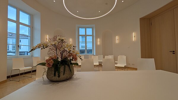 Das Bild zeigt das Karoline-Luise-Zimmer im Markgräflichen Palais Karlsruhe.