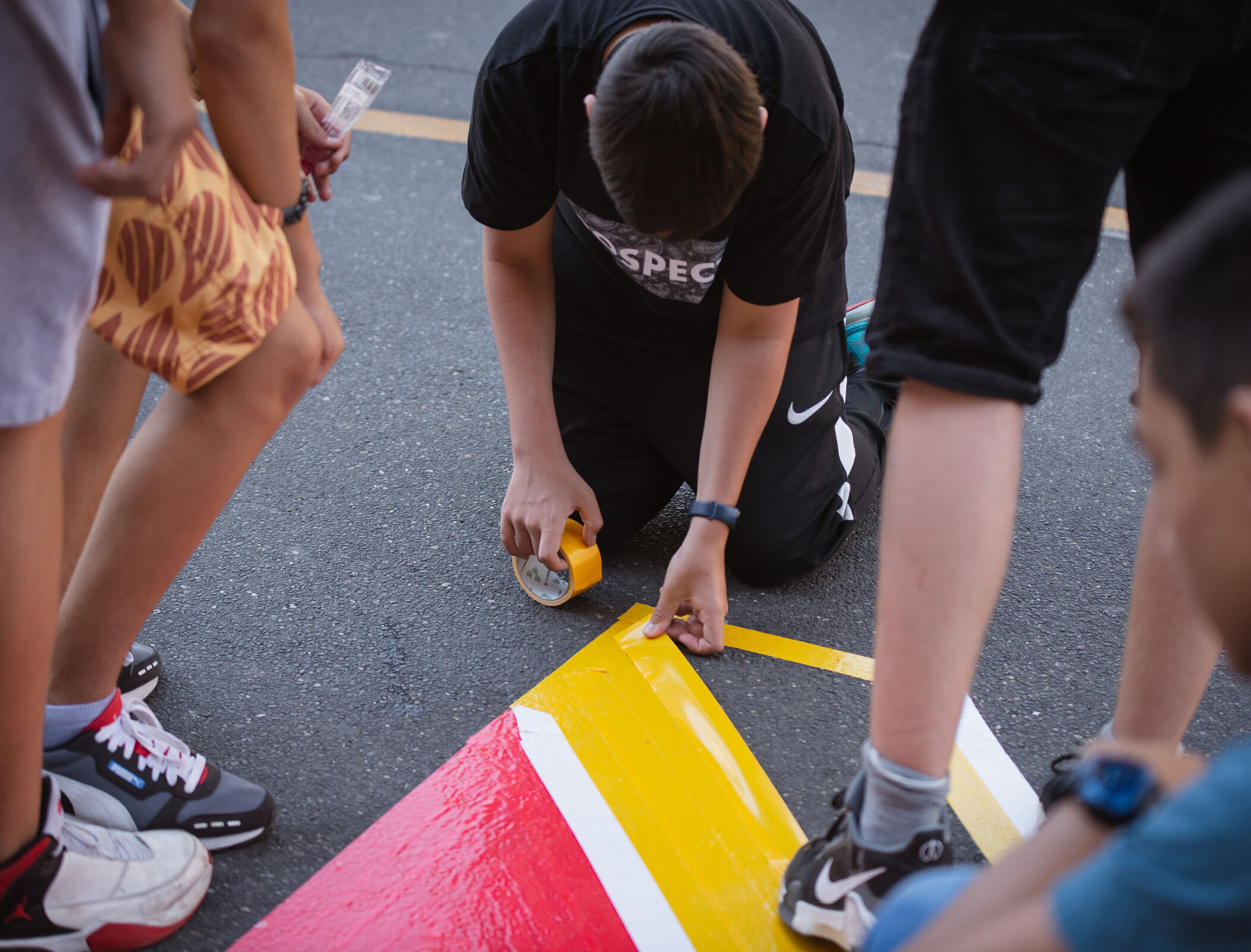 Jugendliche in Aktion