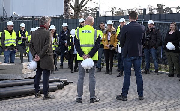 Baufortschritt im BBBank Wildpark