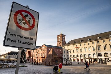 Feuerwerk Verbot Marktplatz