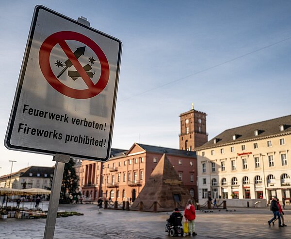 Feuerwerk Verbot Marktplatz