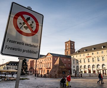 Feuerwerk Verbot Marktplatz