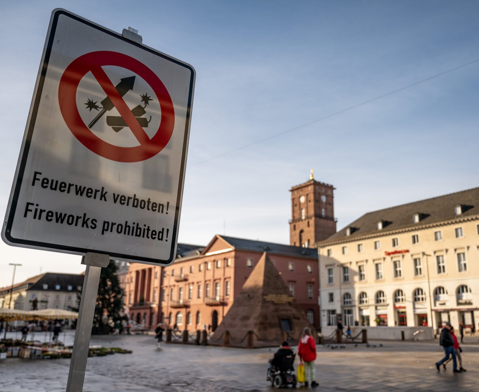 Feuerwerk Verbot Marktplatz