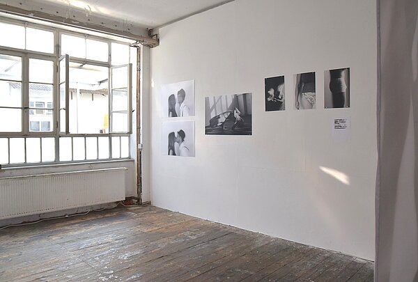 Blick in das hinterhofstudio, Ausstellungsansicht 2024