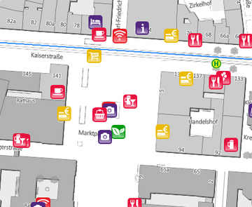 Abbildung der Zielgruppenkarte "Touristen"