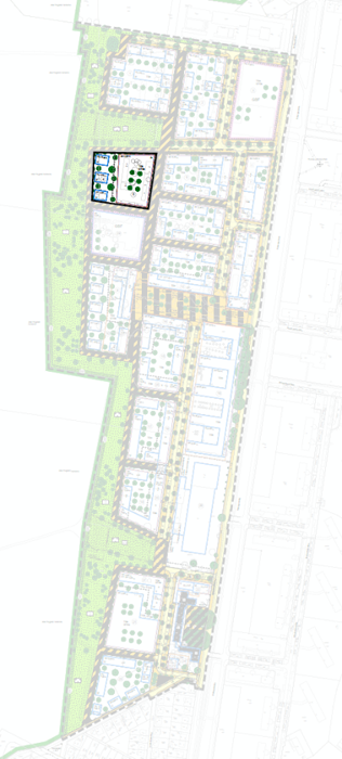 Bebauungsplans Westlich der Erzbergerstraße zwischen New-York-Straße und Lilienthalstraße