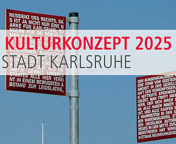 Ausschnitt aus dem Cover des Kulturkonzeptes 2025 der Stadt Karlsruhe