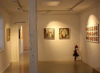Bild zeigt Räumlichkeiten der Galerie N6.