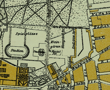 Abbildung der Hintergrundkarte "Historischer Stadtplan 1943"