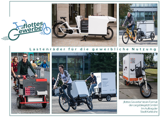 Projekt „flottes Gewerbe“ Lastenräder für die gewerbliche Nutzung.
