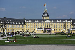 Ansicht des Karlsruher Schlosses