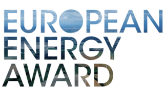 Die Grafik zeigt das Logo des European Energy Awards.