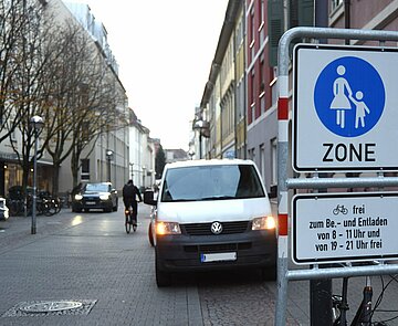 Ab dem 25. November ist die Durchfahrt für Kraftfahrzeuge in der Zähringerstraße nicht mehr möglich.