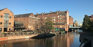 Blick auf den Kanal in Nottingham